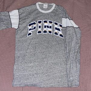 PINK yellow, dark blue long sleeve